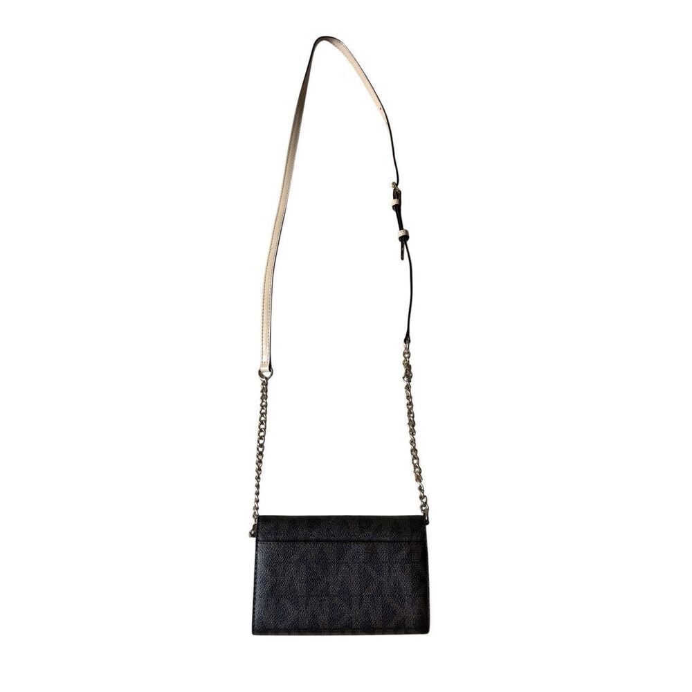 Michael Kors Jet Set Signature Crossbody Bag Convertible to Wallet Adjustable - Picture 2 of 12